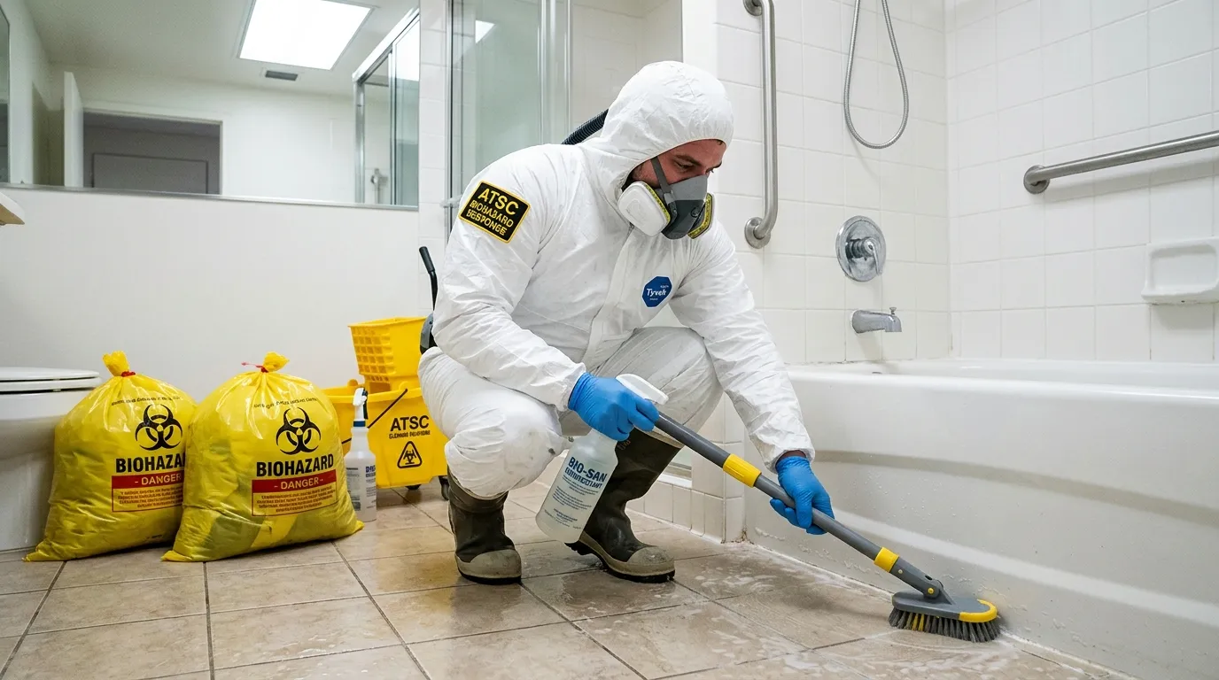 Decontamination equipment deployed for Blood Cleanup in East Rancho Dominguez